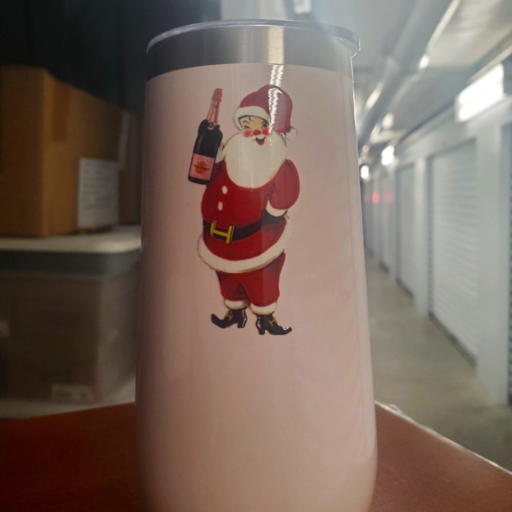 Santa Claus Champagne Tumbler